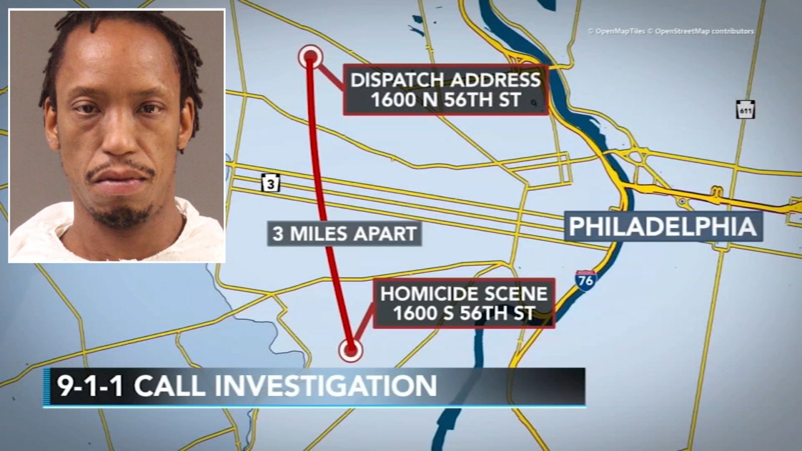 Police: Dispatch errors made after first killing by accused Philadelphia mass shooter