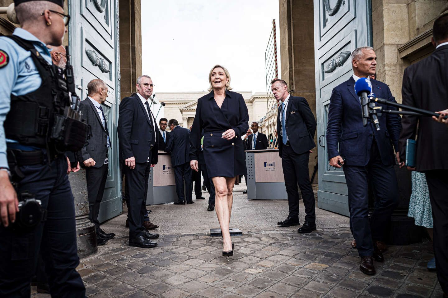 A l’Assemblée nationale, les mises au point de Marine Le Pen