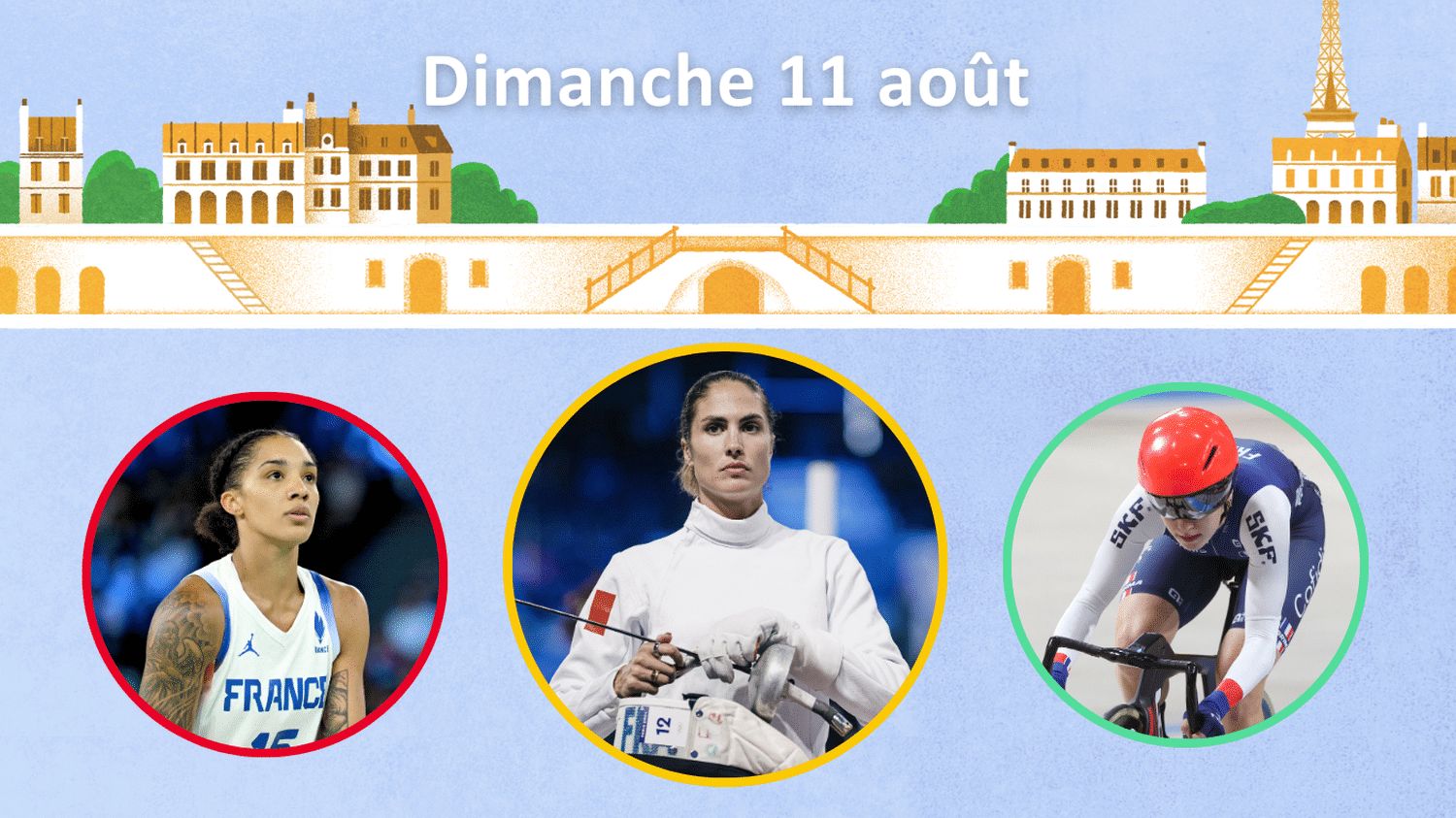 Programme des JO 2024 : basket, pentathlon moderne, marathon... Les rendez-vous du dimanche 11 août, dernière journée olympique