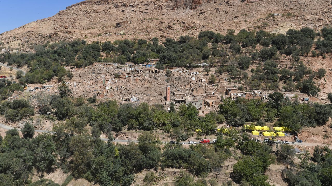 VIDÉO - Séisme au Maroc : les villages dévastés du Haut Atlas vus du ciel