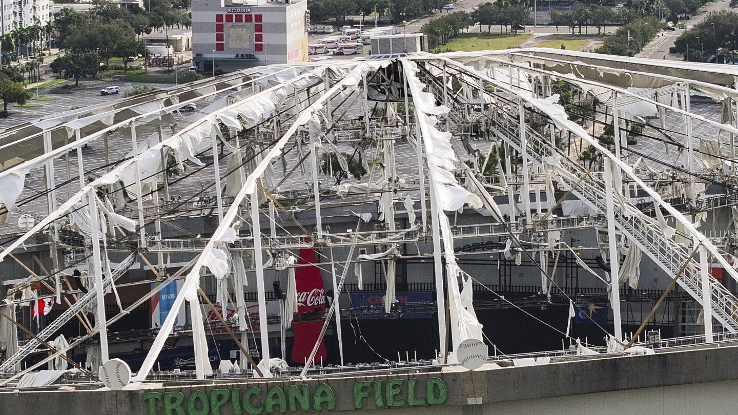 Tampa Bay Rays' stadium damaged by Milton, forces delayed NBA game