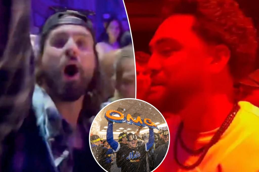 Mets party after champagne-fueled celebrations for NLDS win