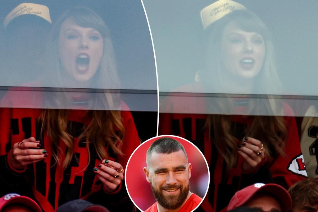 Taylor Swift attends boyfriend Travis Kelce's Chiefs vs. Bills game in Kansas City