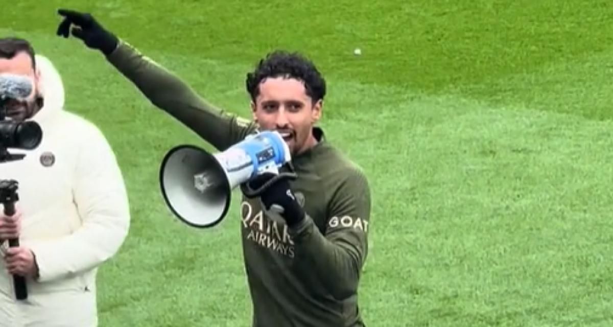 PSG : quand Marquinhos se lâche au mégaphone avec les Ultras