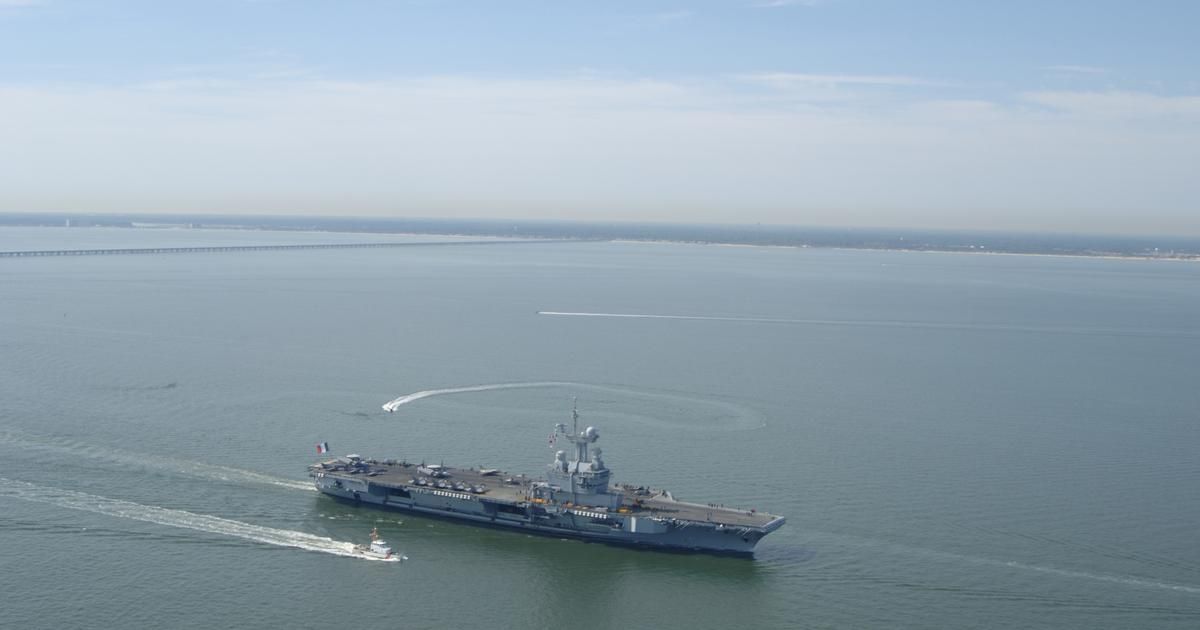 Le porte-avions Charles-de-Gaulle pour la première fois sous commandement de l'Otan