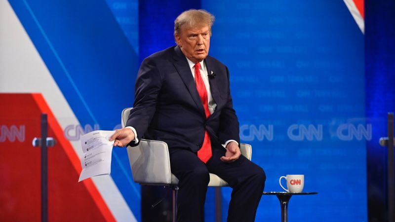 Fact-checking Trump's CNN town hall in New Hampshire