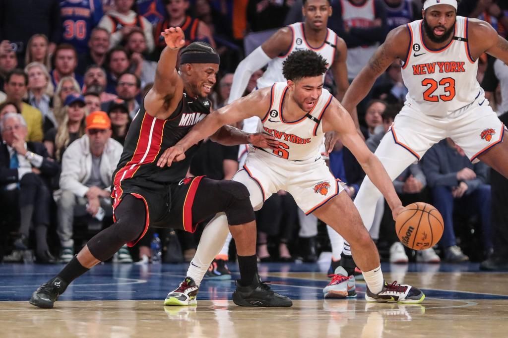 Quentin Grimes has strong 48-minute night in Knicks' Game 5 win