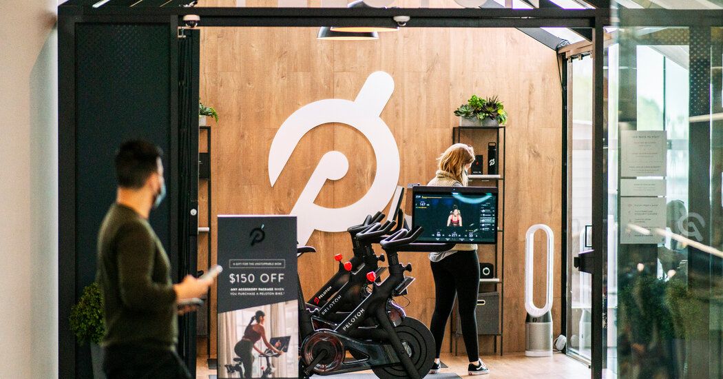 Peloton Shares Slide After It Recalls Two Million Exercise Bikes