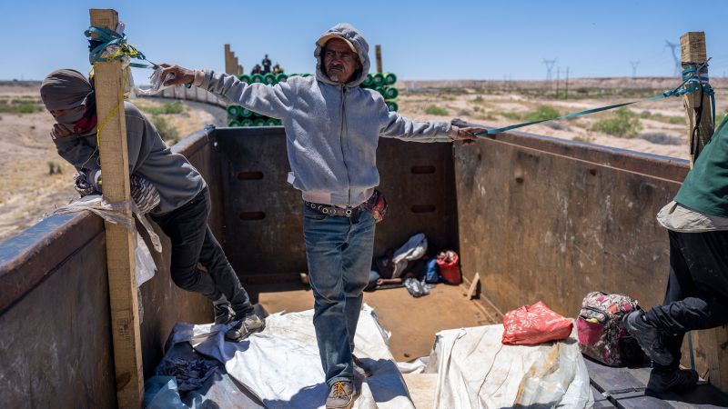 Migrant crisis at Mexico border: On board a perilous freight train with families hoping to reach the US