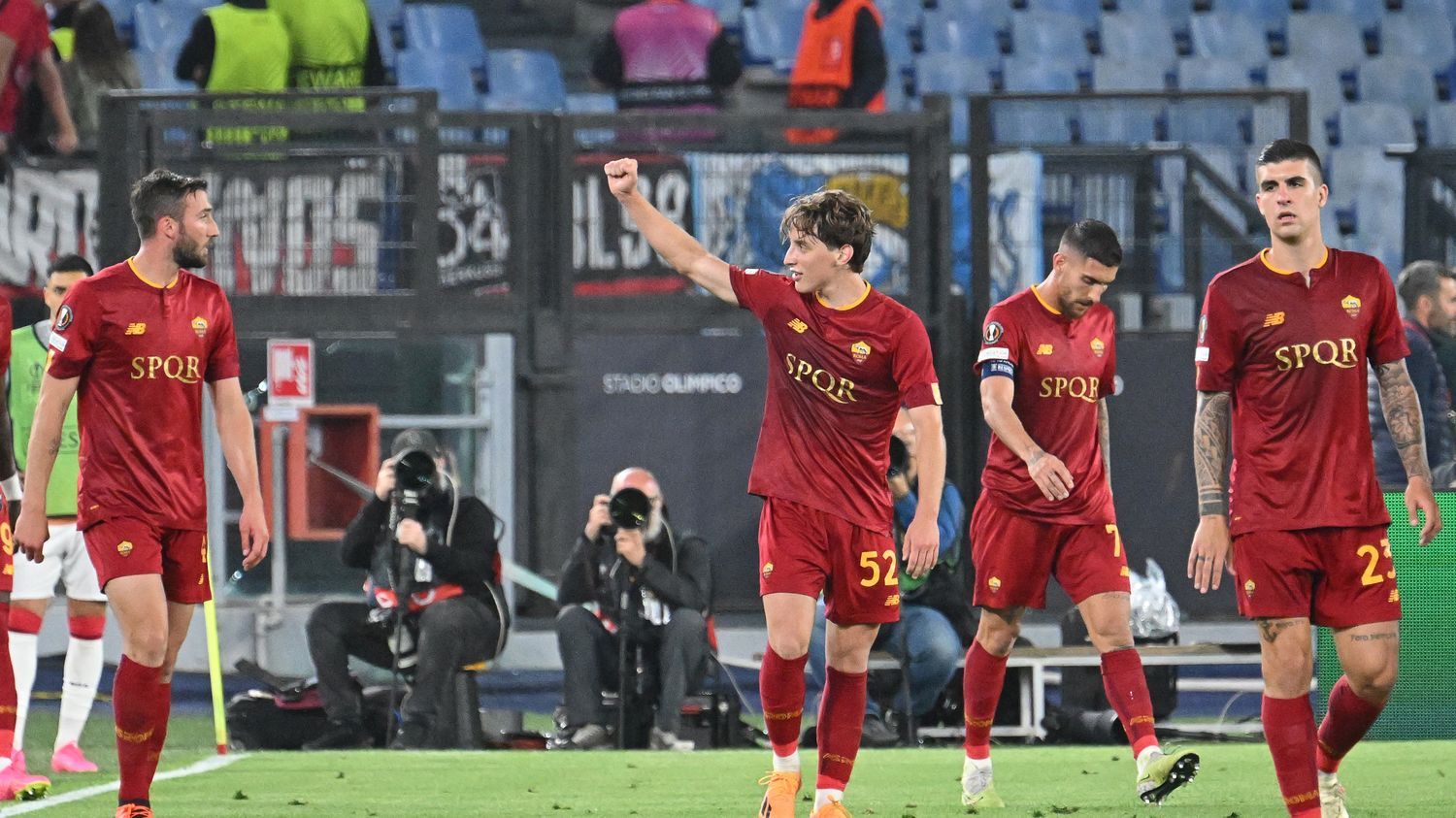 Ligue Europa : la Roma prend une légère option dans sa demi-finale face au Bayer Leverkusen