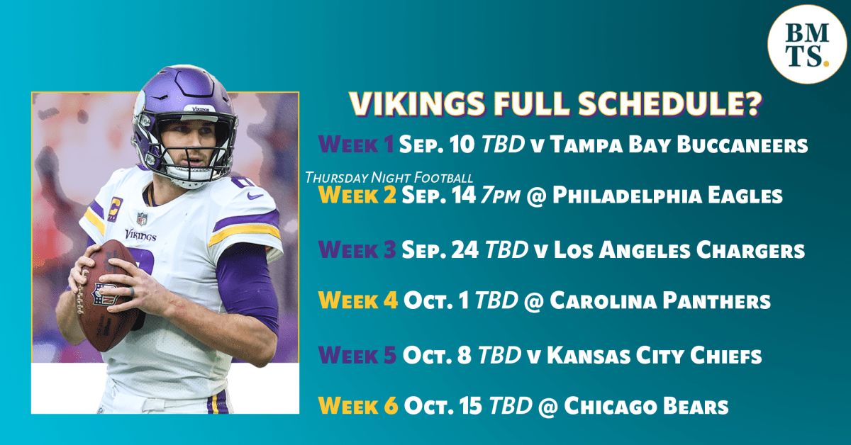 Is this the real 2023 schedule for the Minnesota Vikings?