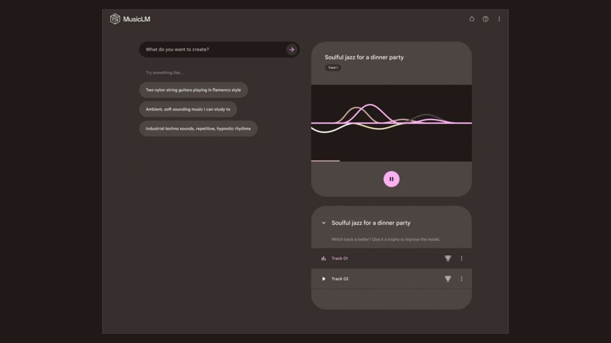 Google's text-to-music AI MusicLM is now open to the public: "Experiment today by describing a musical idea and hearing it come to life"