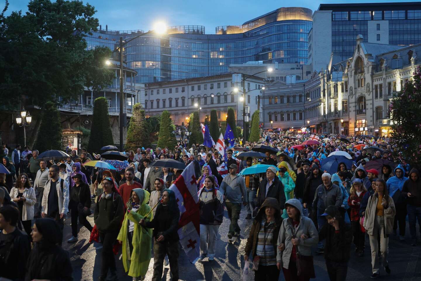 En Géorgie, une nouvelle manifestation contre la loi sur l’" influence étrangère "