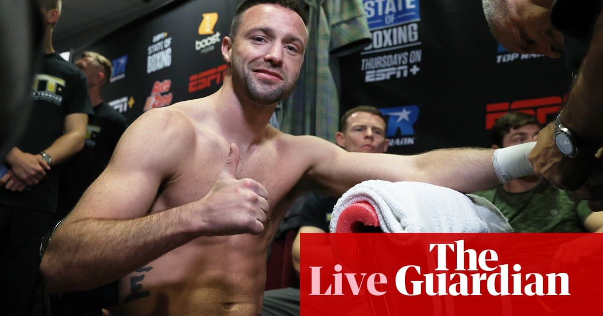 Josh Taylor v Teófimo López: WBO junior welterweight title fight - live