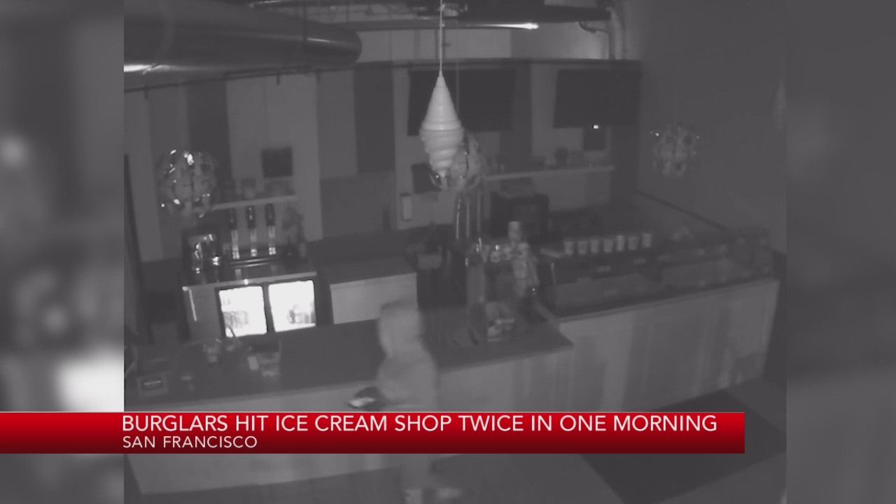 San Francisco ice cream shop burglarized twice in one morning