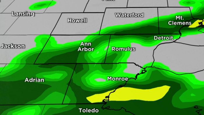 Showers should move into Metro Detroit Sunday: What to expect and when