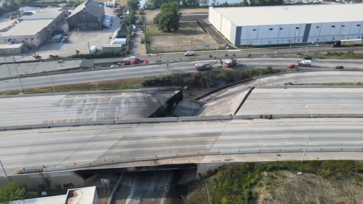 Truck fire causes I-95 collapse in Northeast Philadelphia