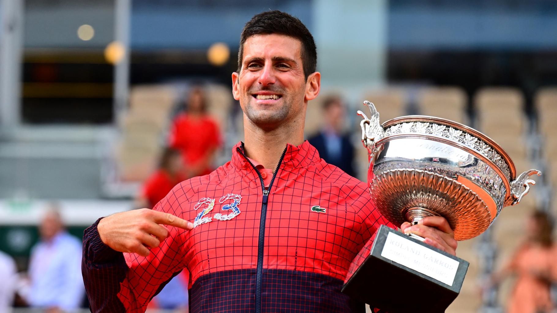 Roland-Garros : Djokovic n’a pas oublié les stars présentes en tribunes dans son discours de victoire