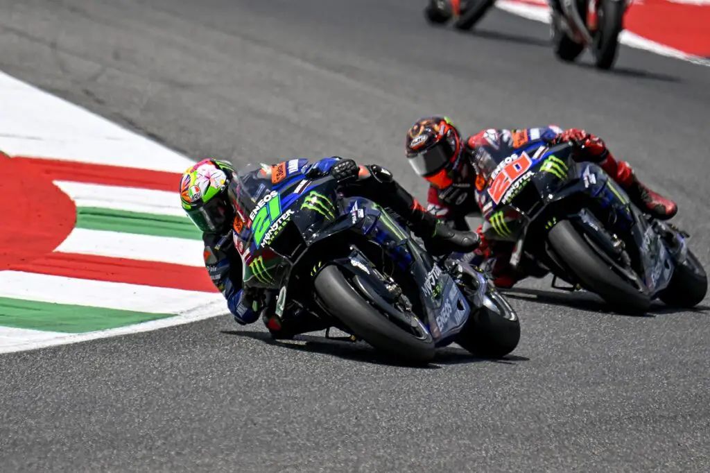 MotoGP Italie J3 Franco Morbidelli (Yamaha/10) : devant Fabio Quartararo en "ramenant la moto à la maison"