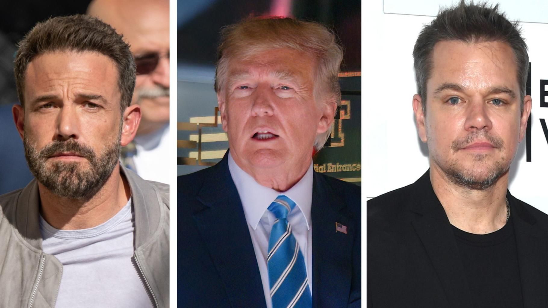 Ben Affleck et Matt Damon ne veulent pas que Donald Trump utilise leur image pour sa campagne