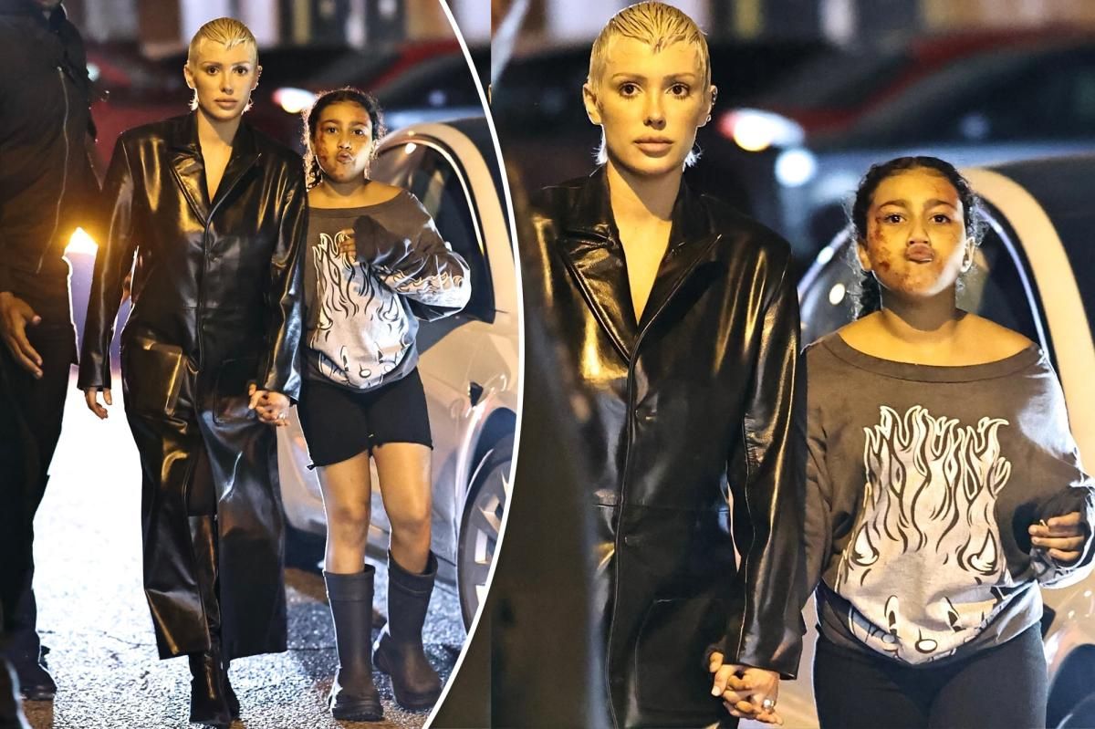 Kanye West’s daughter North, ‘wife’ Bianca Censori hold hands at his 46th birthday bash