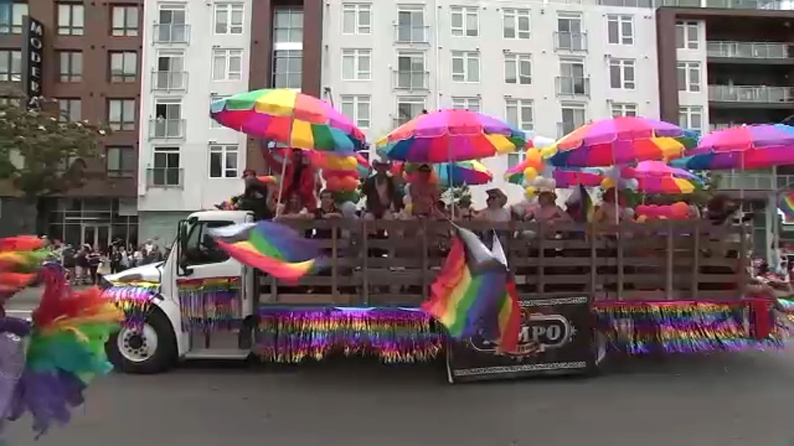 LA Pride Parade draws thousands to Hollywood for culmination of weekend festivities