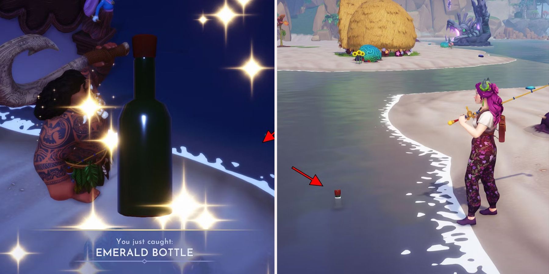 Where To Find All 16 Emerald Bottles Locations In Disney Dreamlight Valley