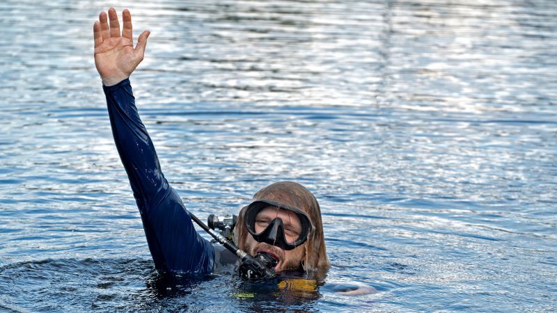 After 100 days, Florida scientist 'Dr Deep Sea' resurfaces after breaking record for living underwater