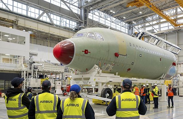 Airbus inaugure sa nouvelle FAL A321neo à Toulouse