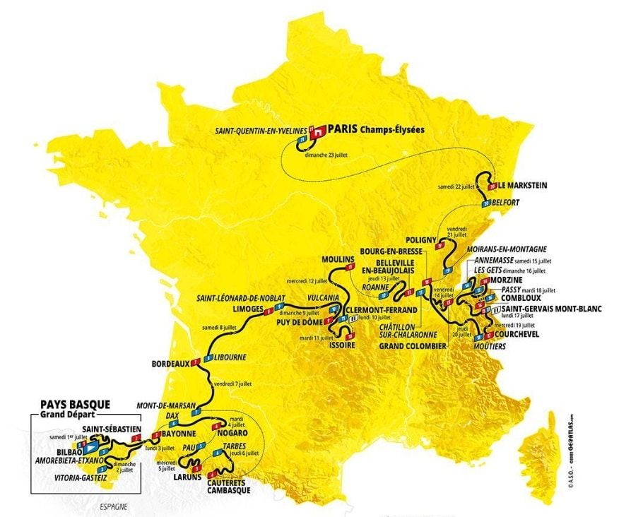 Tour de France : découvrez le programme des animations des villes de départ en Haute-Savoie !