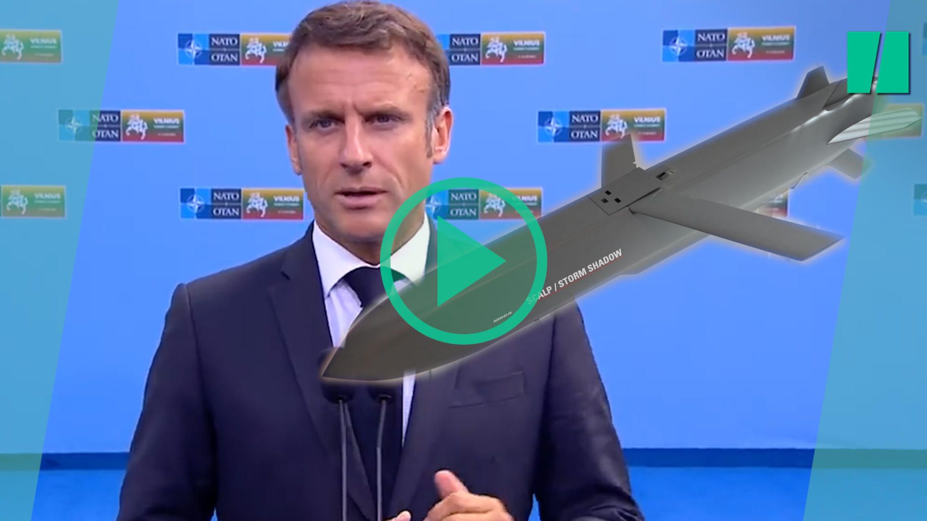 Guerre en Ukraine : la France livre des missiles " Scalp " à Kiev, annonce Emmanuel Macron à Vilnius