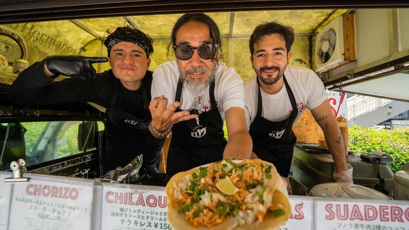 He left Japan and learned how to make tacos in Mexico. Now he owns the hottest taco truck in Tokyo