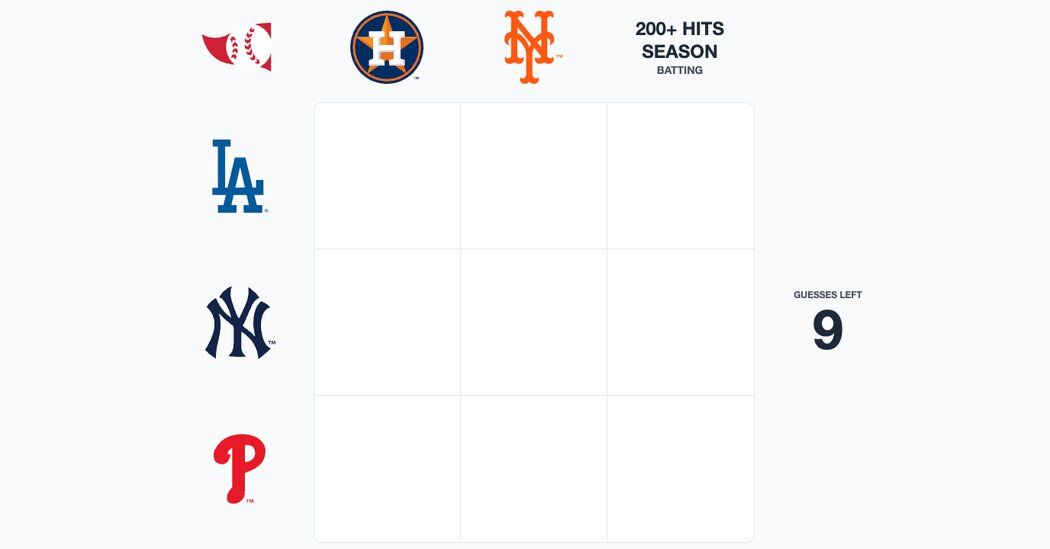 The Immaculate Grid Is the Hottest Thing in Baseball