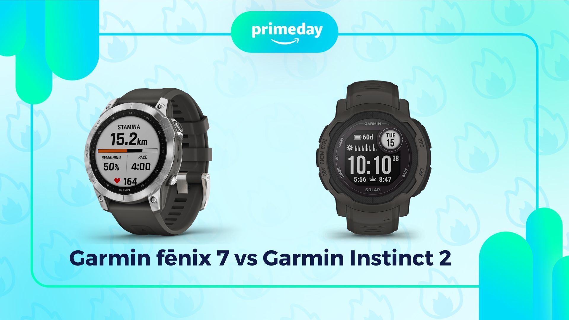 Garmin fēnix 7 vs Garmin Instinct 2 : quelle montre de sport choisir pour les Prime Day ?