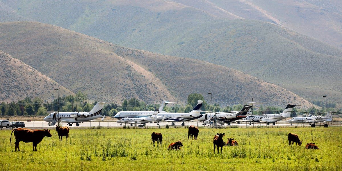 Private Jets Descend on Town for Billionaire Summer Camp