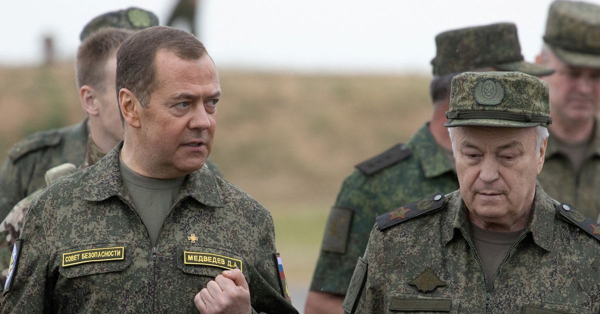 Russia's Medvedev: NATO's military aid to Ukraine brings World War Three closer