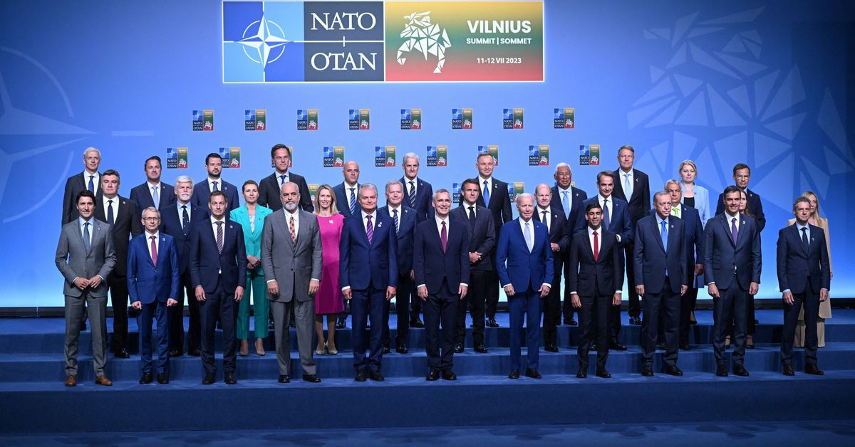 NATO summit declaration says "Ukraine's future is in NATO"