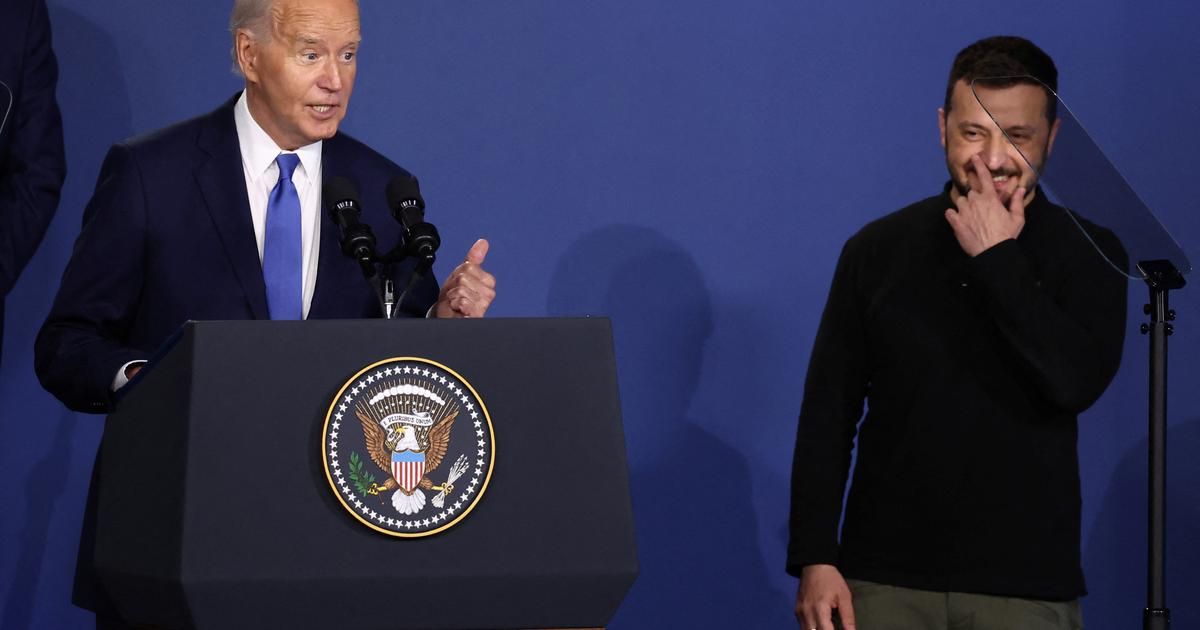 Sommet de l’Otan: gaffe monumentale de Biden, qui annonce le "président Poutine" au moment d'accueillir Zelensky