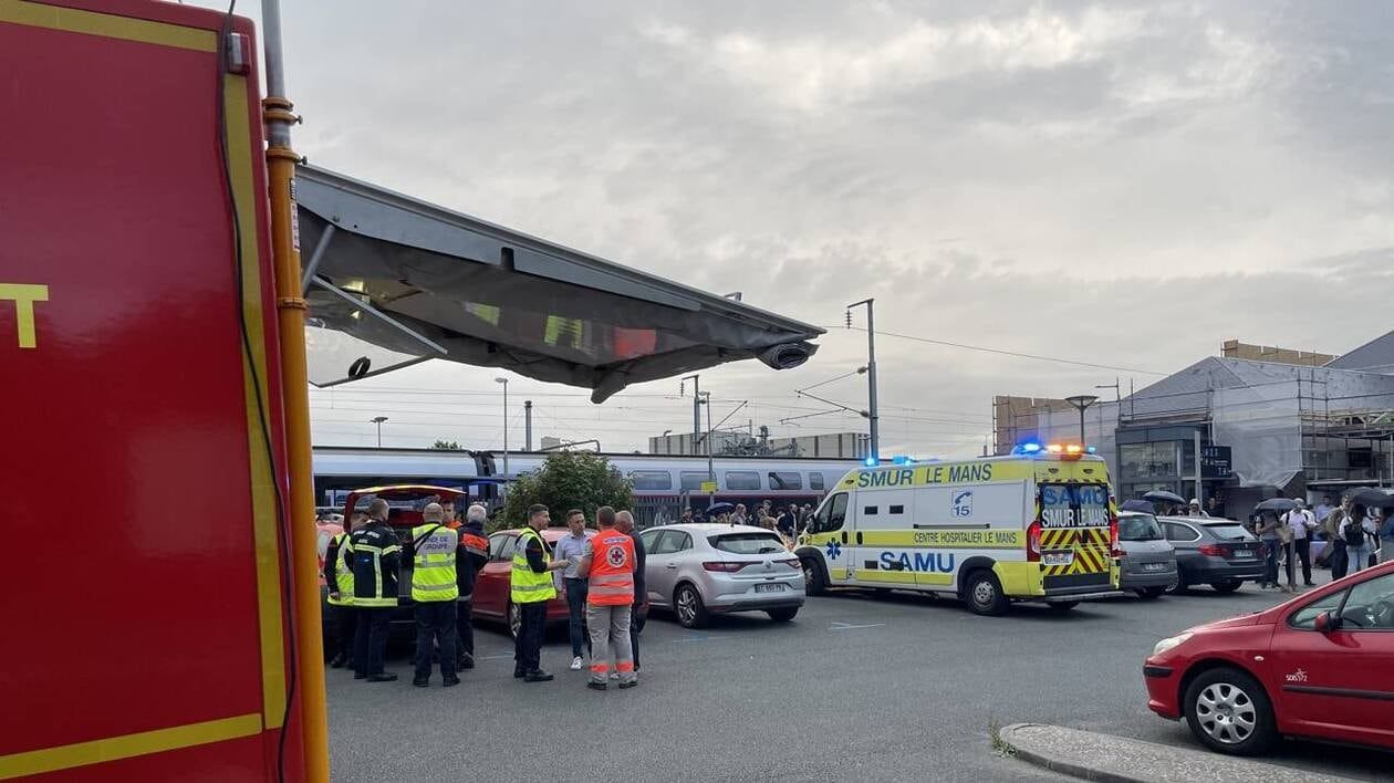 Un train Paris-Nantes arrêté et évacué en gare de Sablé après l’intoxication de plusieurs passagers