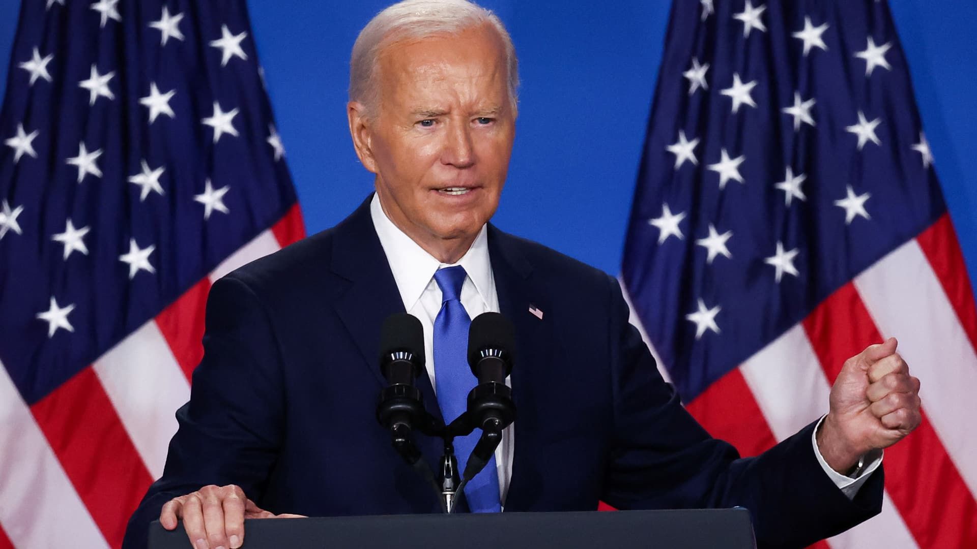 Biden news conference carries high stakes as campaign teeters