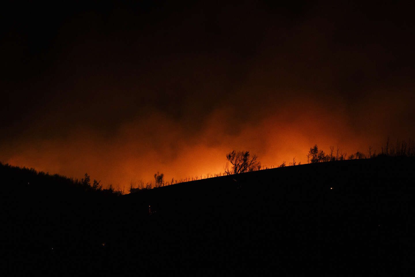 En Grèce, des incendies de forêt ravagent le pays, les autorités ordonnent l’évacuation de Marathon, près d’Athènes