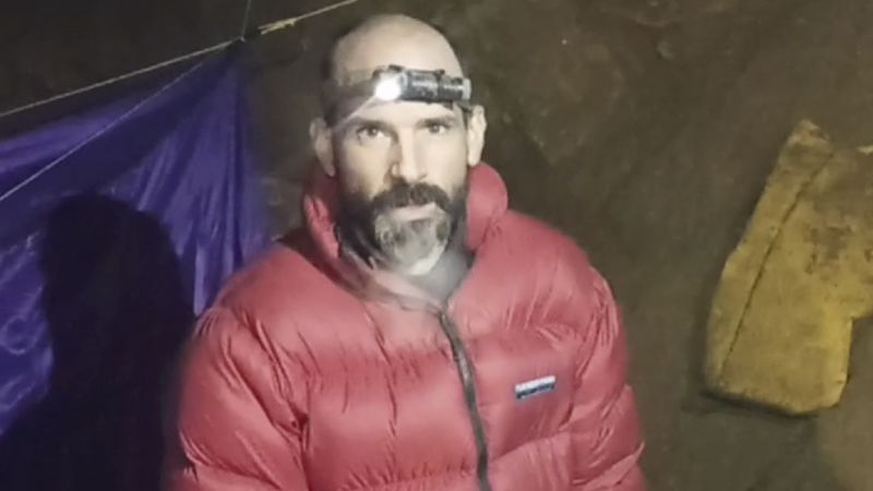 Mark Dickey rescued from Turkey cave after being trapped for days