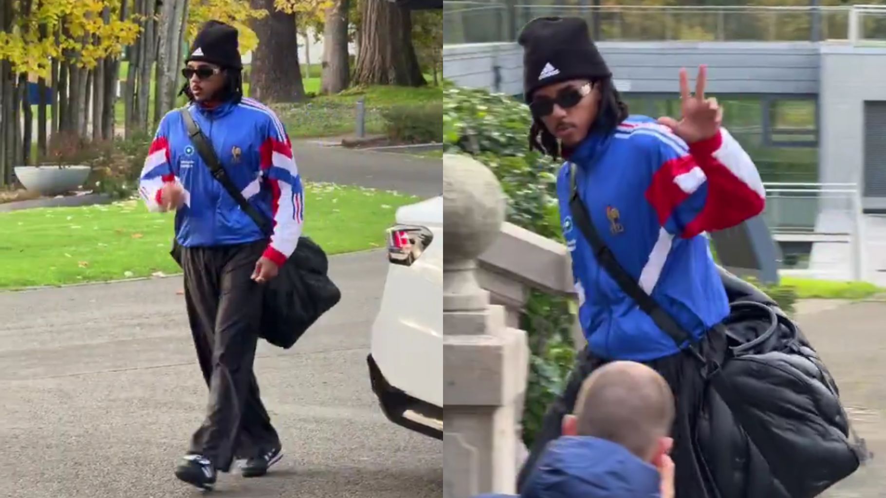 Jules Koundé en survêtement à Clairefontaine après les remarques de Rothen sur les tenues des Bleus