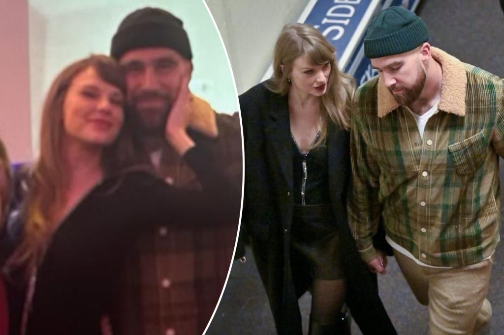 Taylor Swift cozies up to Travis Kelce in photo from post-game hangout