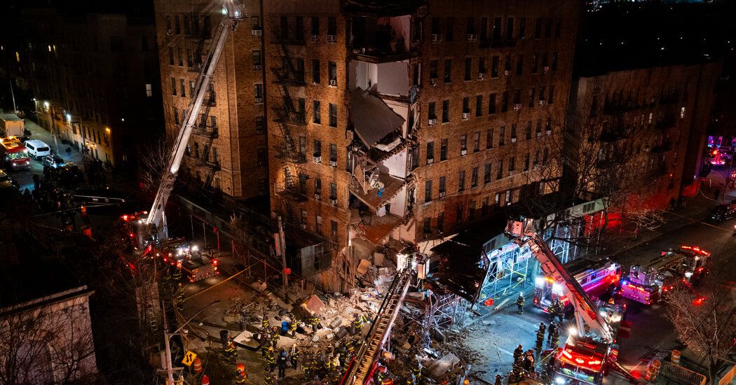 6-Story Residential Building Partly Collapses in the Bronx