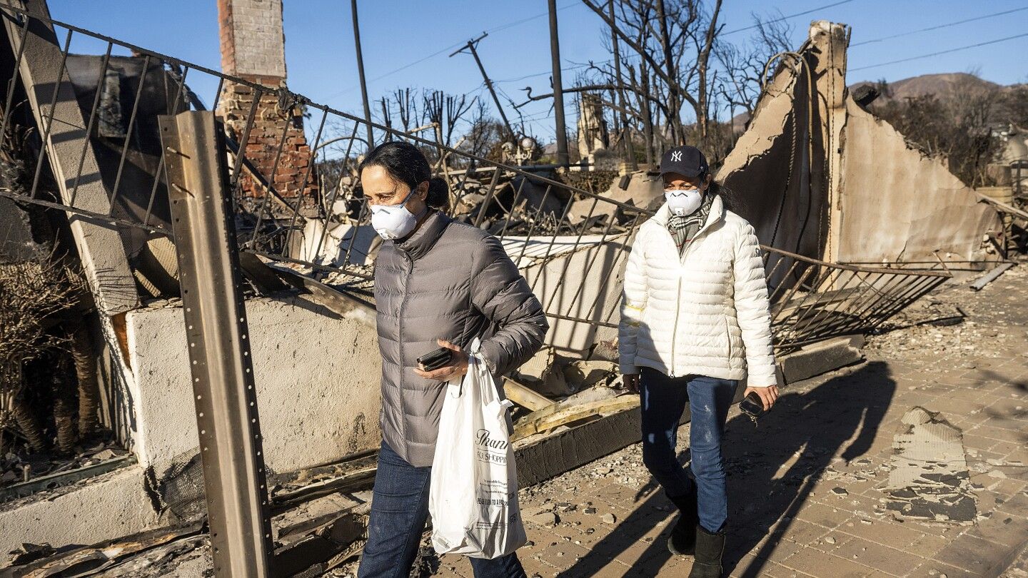 Los Angeles wildfires: Death toll rises to 16 as firefighters fight heavy winds