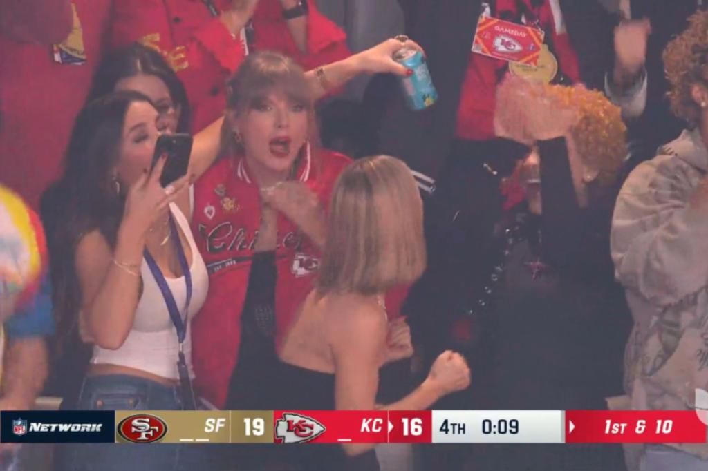 Taylor Swift got just 54 seconds of air time at Super Bowl 2024