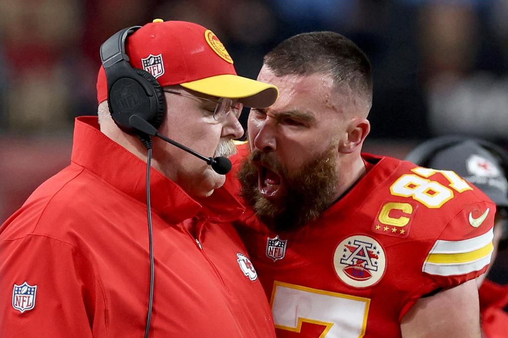 What Travis Kelce said to Andy Reid in Super Bowl 2024 blowup: lip readers