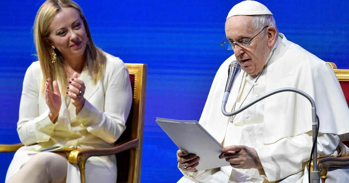 À Rome, la natalité rapproche le pape et Giorgia Meloni