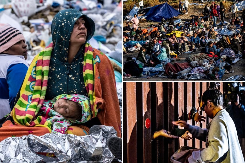 Inside hellish migrant camp at California border